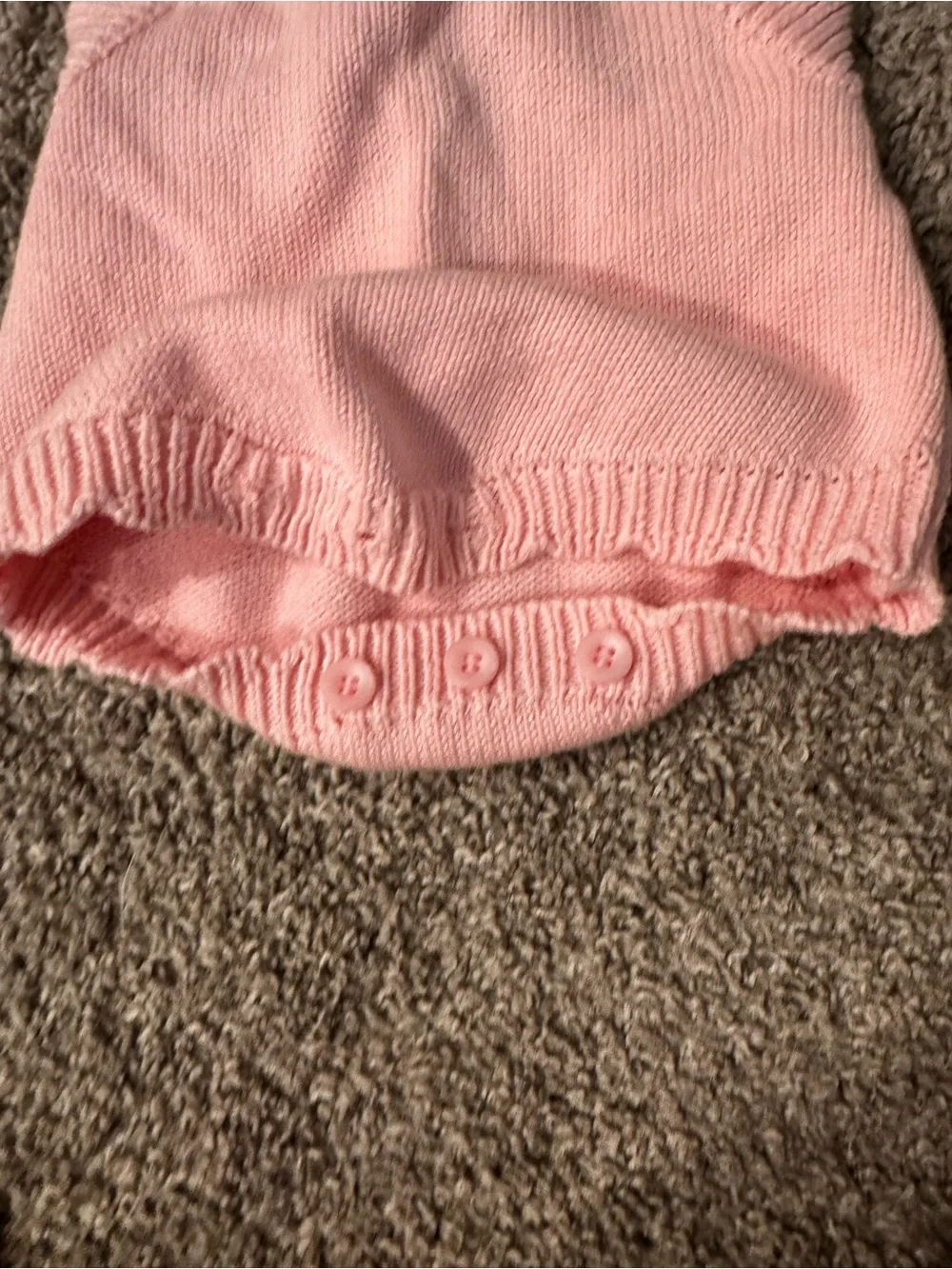 Pink Knit Baby Dress with Bow - Kids Accessories